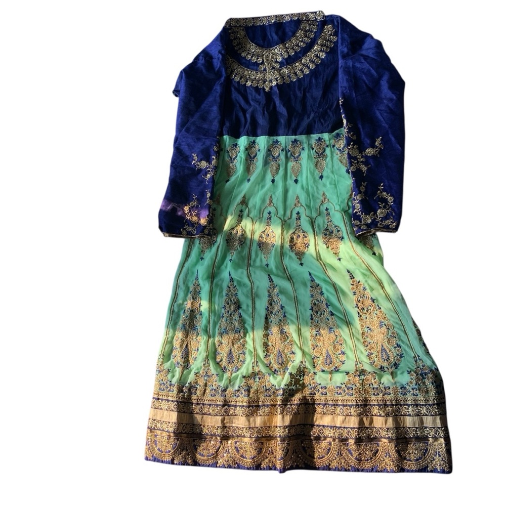 unstitched 3-piece Anarkali suit ( Punjabi suit/pakistani suit /indian suit)